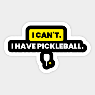 pickleball Sticker